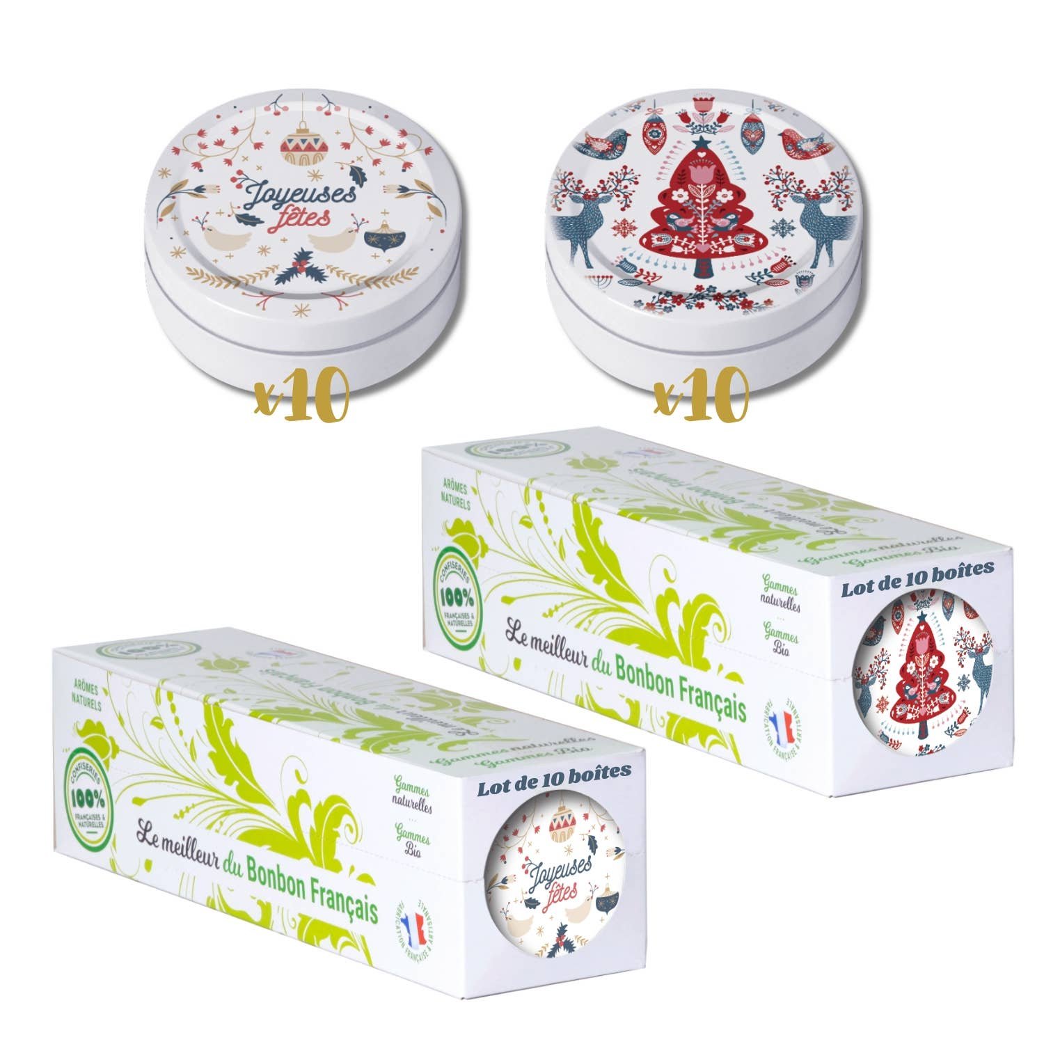Candies | Mint & Honey Pine Sap | 20 Tins | HOLIDAYS