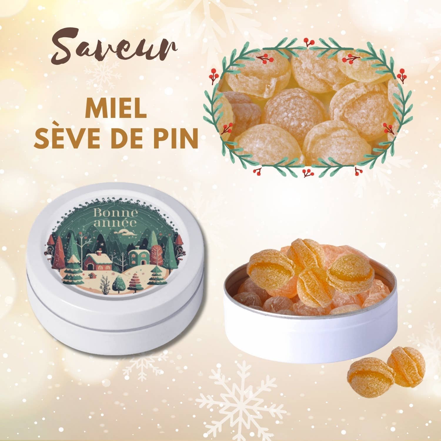Candies | 40 Tins of 45g | Free Display Included | SEASON|S GREETINGS - Image 5