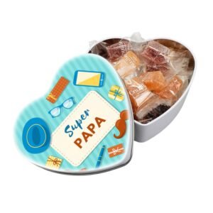 Fruit Jellies 120g | HEART Gift Box x10 | Super Dad