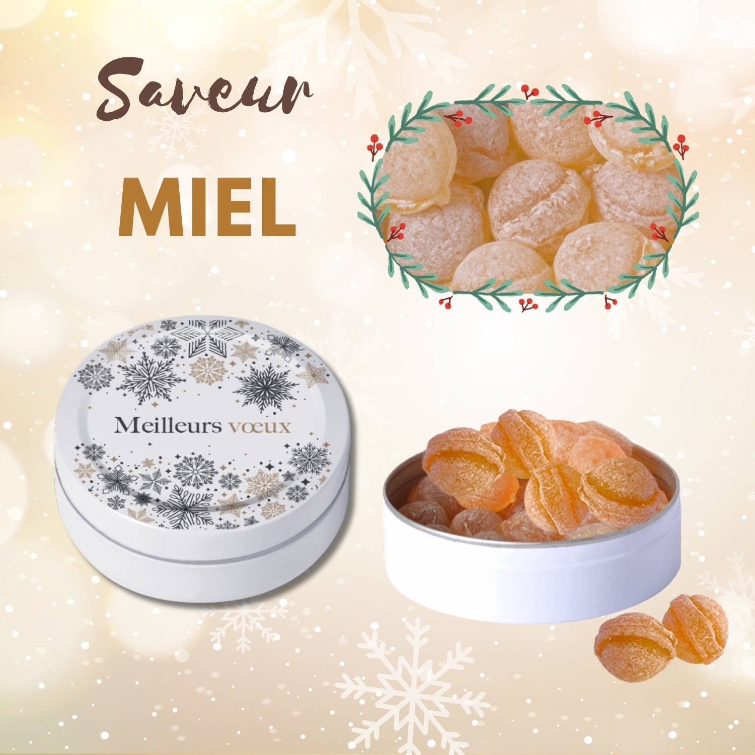 Candies | 40 Tins of 45g | Free Display Included | SEASON|S GREETINGS - Image 2