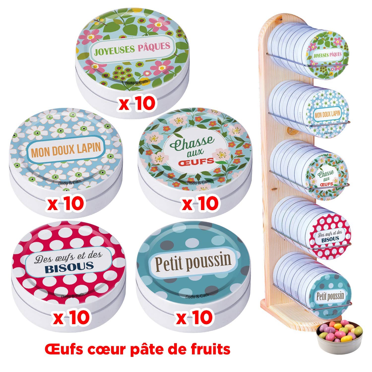 Fruit Jelly Eggs | 60g | EASTER | PACKPQSDODOCATH1