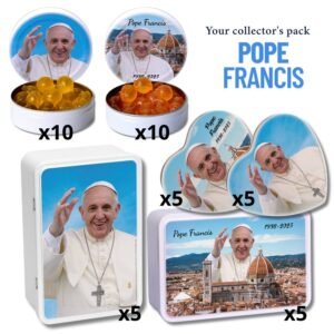 Tribute Pack to Pope Francis | Set of 40 Tins