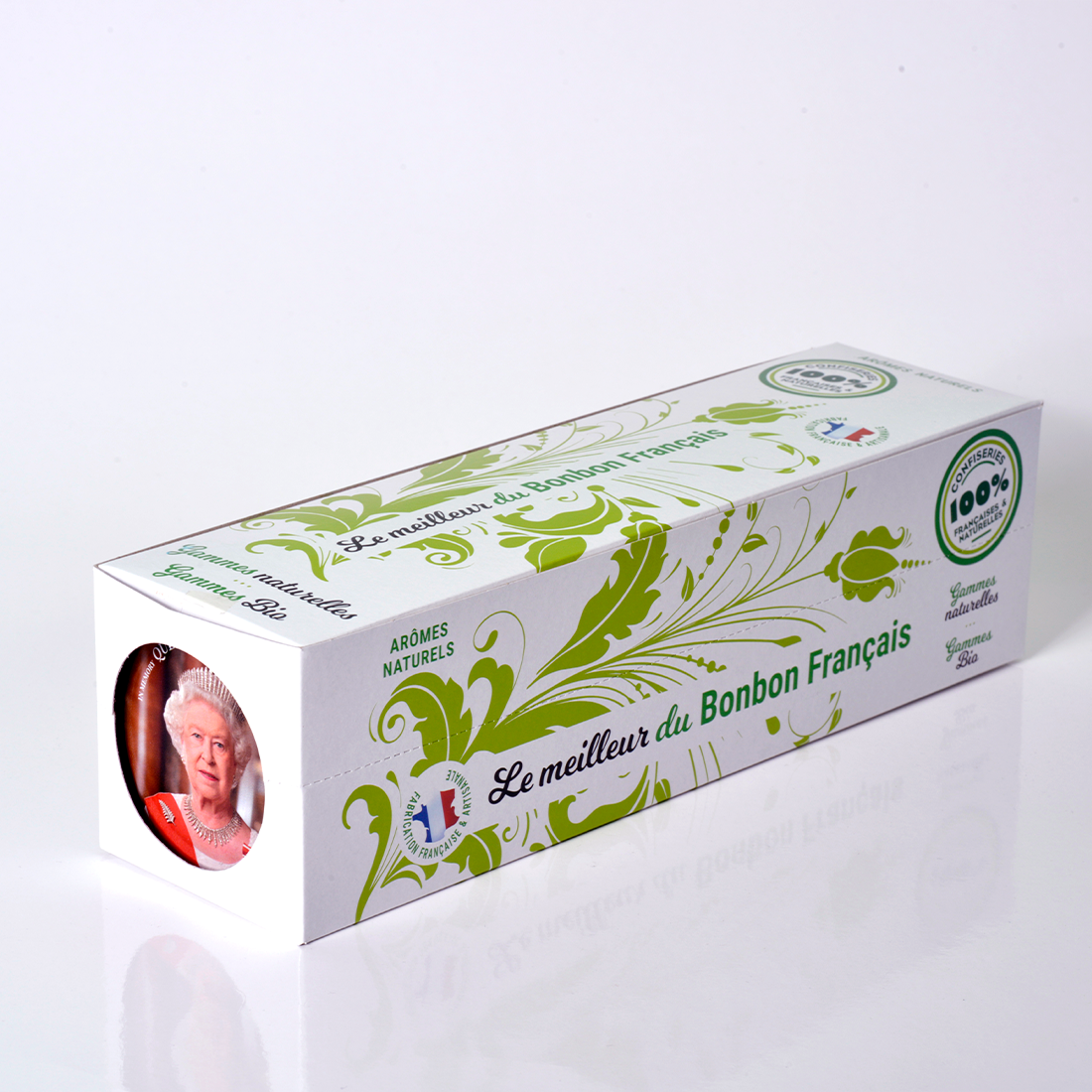 Honey Candy Tin | Queen Elizabeth II Portrait - Image 2