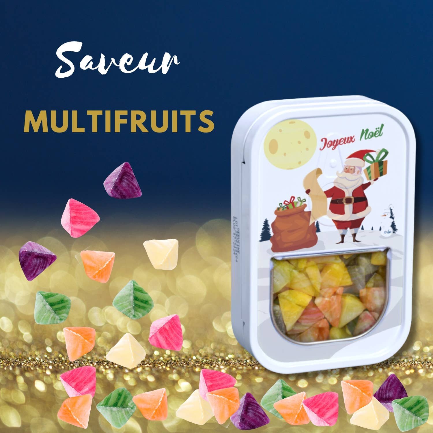 Berlingot Candies | Multifruit Flavor | 10 Tins | HOLIDAYS - Image 6