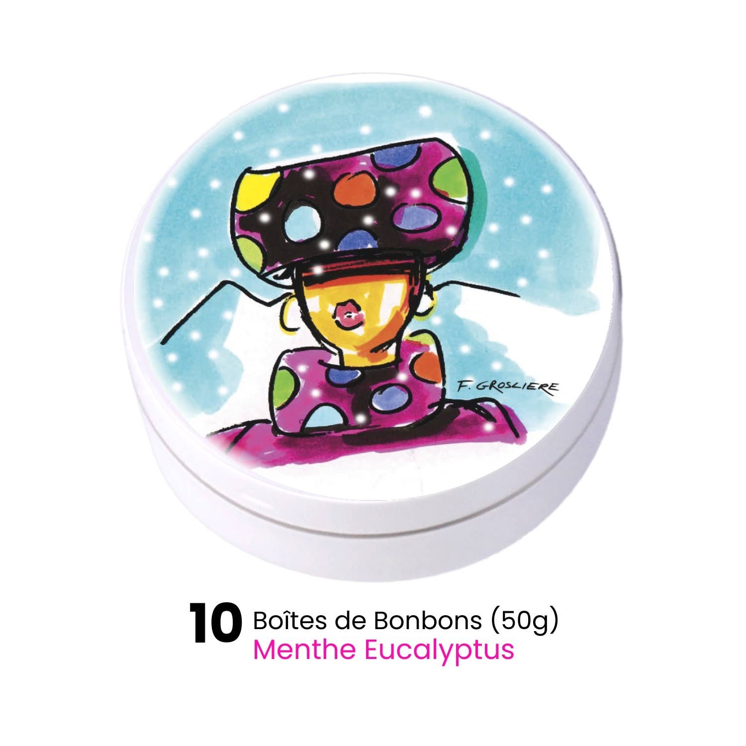 Artisanal Candies | SNOW COLLECTION PACK | Groslire | 50g - Image 3