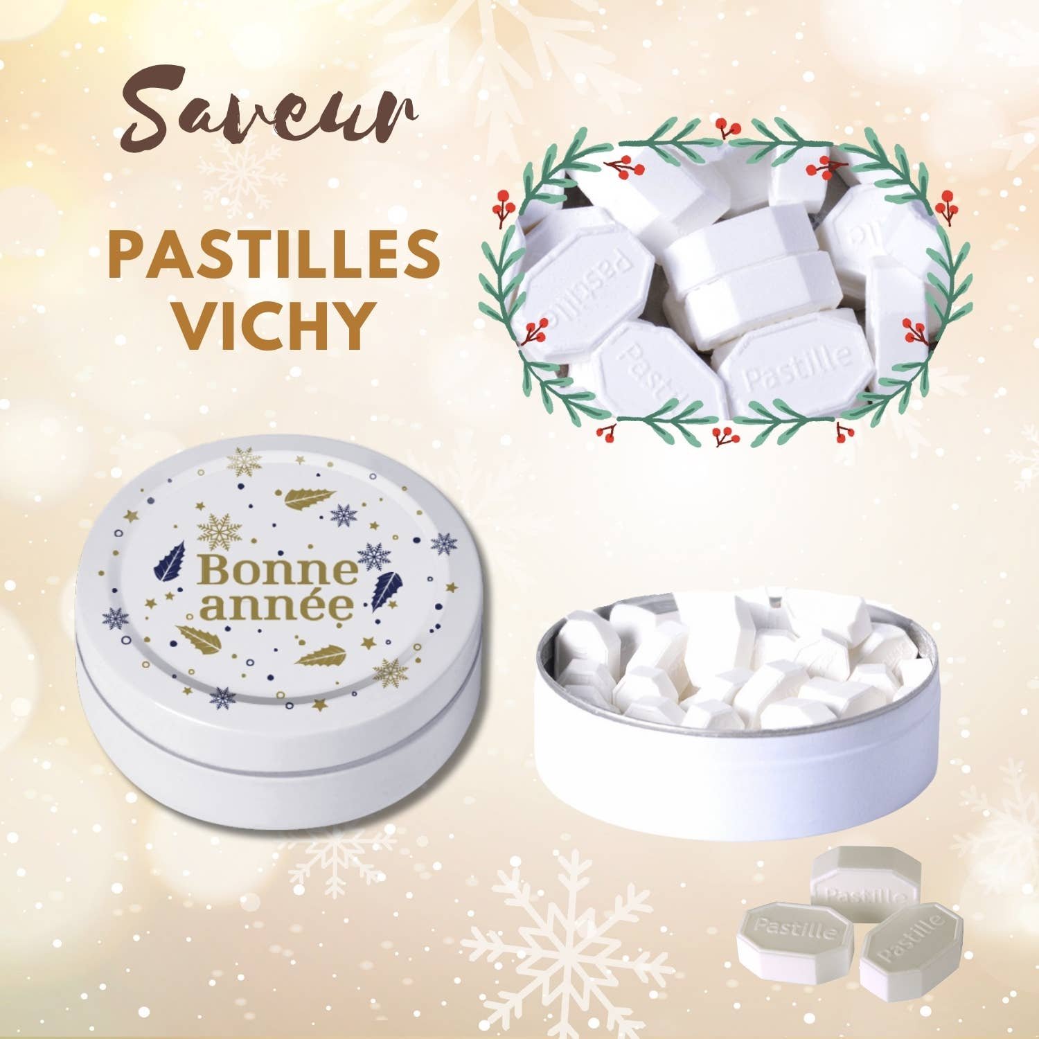 Candies | 40 Tins of 45g | Free Display Included | SEASON|S GREETINGS - Image 4