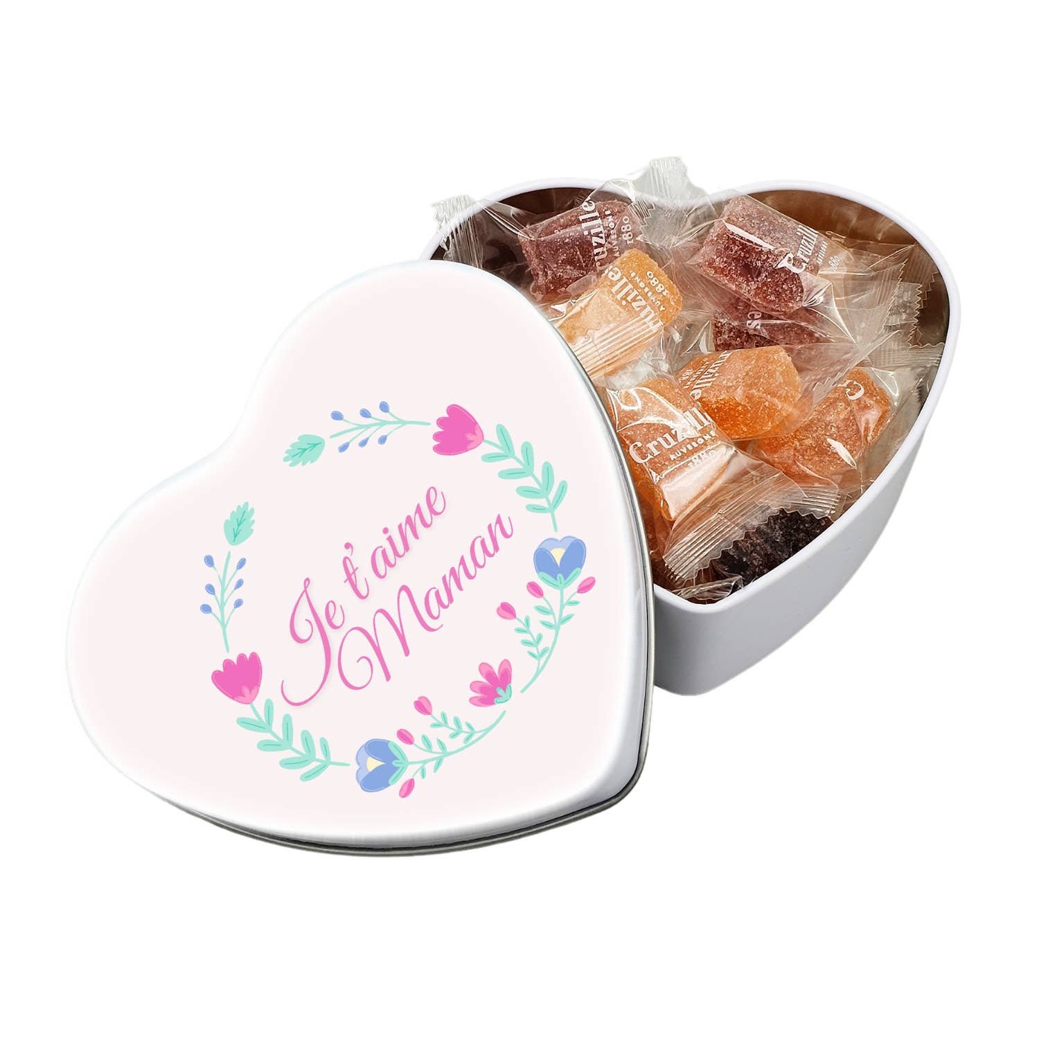 Fruit Jellies 120g | HEART Gift Box x10 | Love You Mom
