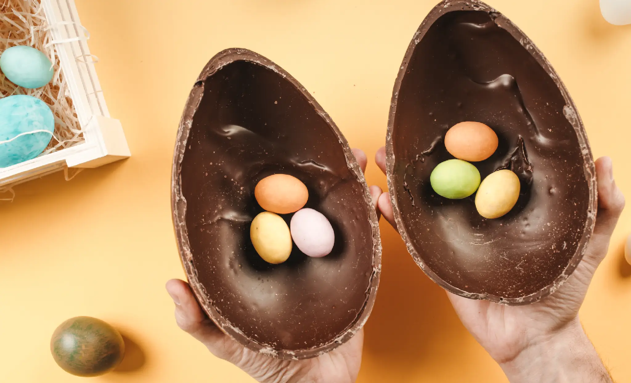 Giant Surprise Eggs for Easter 