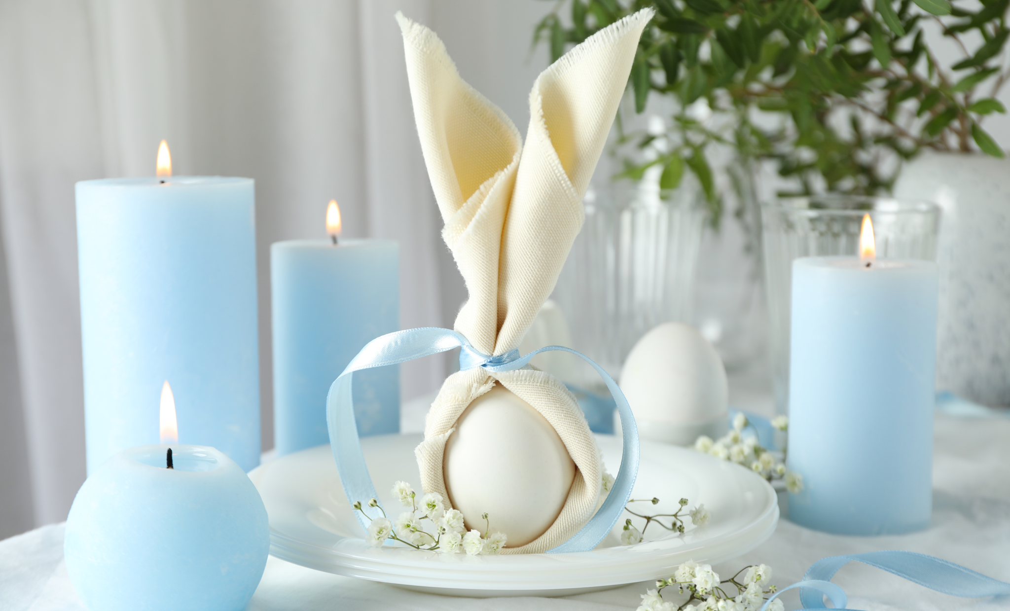 Pastel Easter Candles