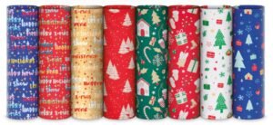 CHRISTMAS GIFT PAPER ROLL 0.7X2MTS ASSORTMENT