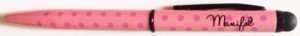 MINI METALLIC PEN WITH DOT DESIGN