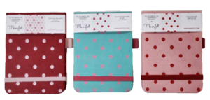 A6 VERTICAL NOTEBOOK WITH DOT DESIGN PEN