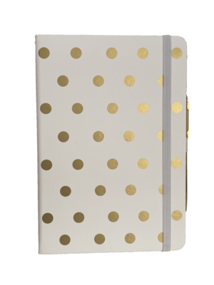 A5 DOT PRINTED NOTEBOOK WITH PEN